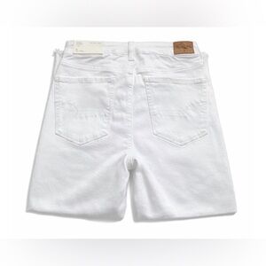 🆕AEO🦅 NE(X)T Level Hi-Rise White Cropped Ripped👖